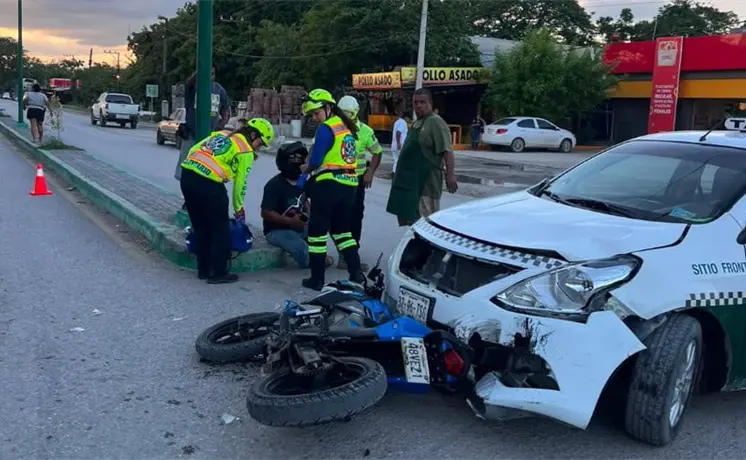 Lesionados, dos motociclista en distintos accidentes Lesionados, dos motociclista en distintos accidentes