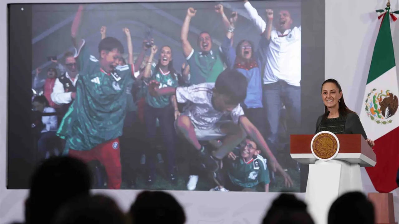 La imagen de México es la alegría, dice Sheinbaum