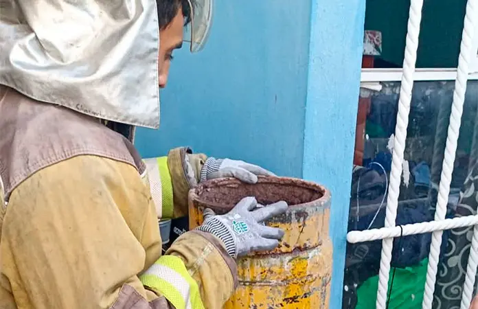 Evitan posible explosión de gas en Villa de Pozos