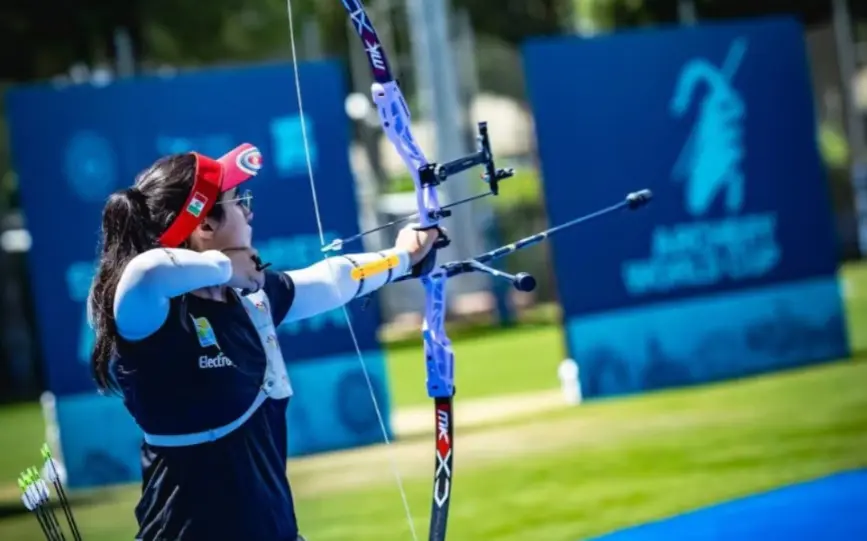 México gana doble plata en Copa Mundo Tiro con Arco en Turquía