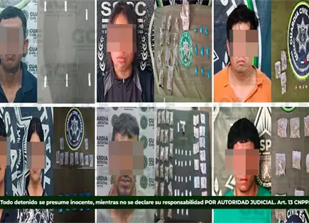 Capturan en varios municipios a siete "narcos" Capturan en varios municipios a siete "narcos"