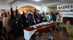 Despiden a Taty Almeida, referente de las Madres de Plaza de Mayo