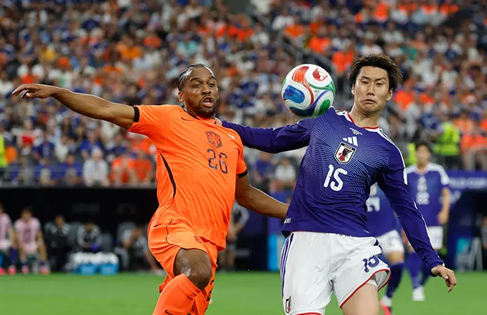 Japón frena a un sólido Holanda
