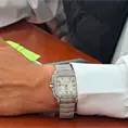 Porta diputado potosino un reloj de casi 20 mil dólares Porta diputado potosino un reloj de casi 20 mil dólares