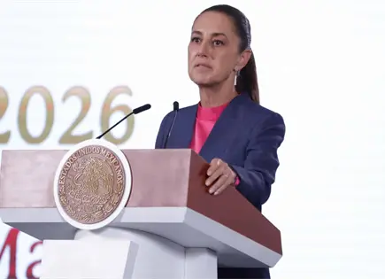 Sheinbaum celebra acuerdo entre Estados Unidos e Irán Sheinbaum celebra acuerdo entre Estados Unidos e Irán