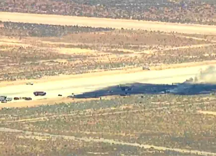 Accidente fatal de B-52 en Base Edwards deja ocho muertos