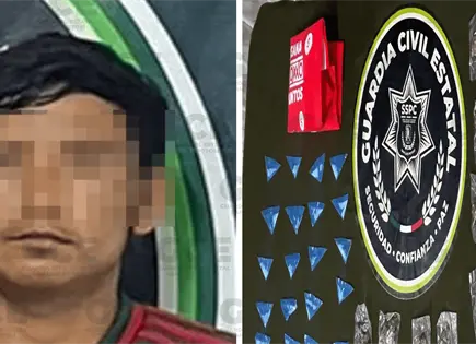 Detienen a hombre con droga en Ciudad Valles Detienen a hombre con droga en Ciudad Valles