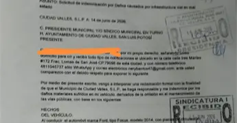 Entrega ciudadano querella de reparaci&oacute;n