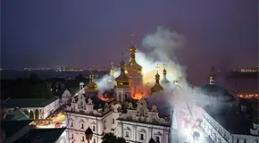 Rusia ataca la catedral de Kiev