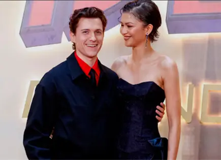 Tom Holland y Zendaya juntos en presentación de Spider-Man en Madrid Tom Holland y Zendaya juntos en presentación de Spider-Man en Madrid