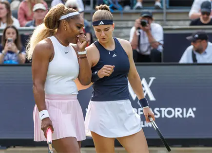 Serena Williams pierde en dobles en Abierto de Berlín Serena Williams pierde en dobles en Abierto de Berlín