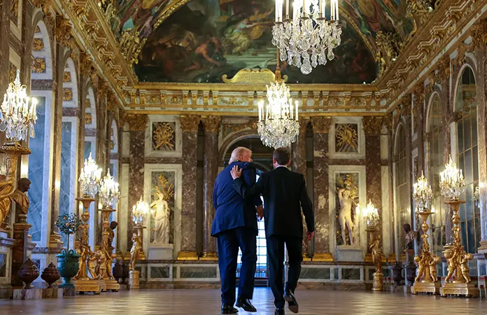 Trump, invitado a Versalles para cena
