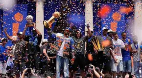 Knicks celebran su título de NBA