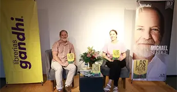 MICHAEL SLEDGE PRESENT&Oacute; SU NOVELA "LAS POZAS"