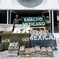 Abandonan vehículo con armas y droga Abandonan vehículo con armas y droga