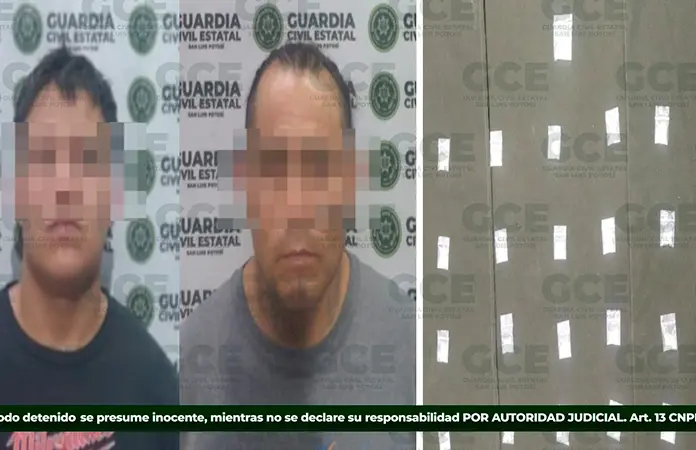 Detienen a presuntos vendedores de "cristal"