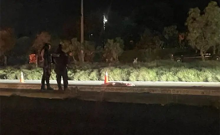 Muere hombre atropellado en carretera a Zacatecas Muere hombre atropellado en carretera a Zacatecas
