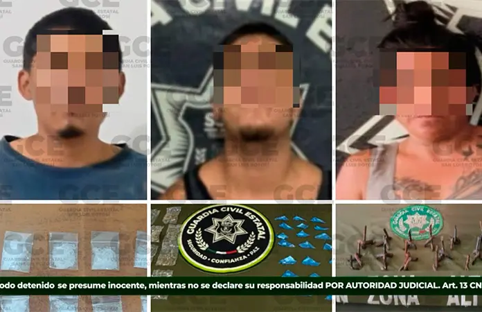 Capturan a vinculados a grupos criminales