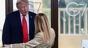 Sigue pleito entre Meloni y Trump