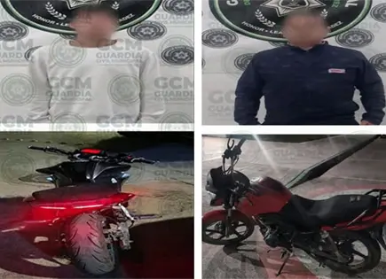 Temerarios motociclistas son asegurados en SGS Temerarios motociclistas son asegurados en SGS
