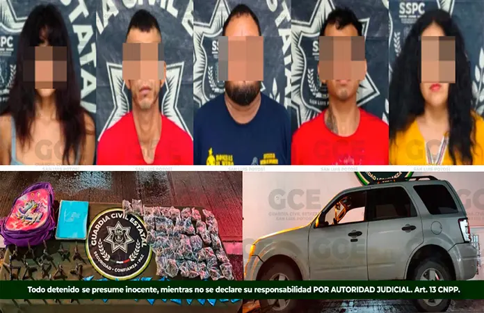 En Ciudad Valles, detienen a probables vendedores de droga