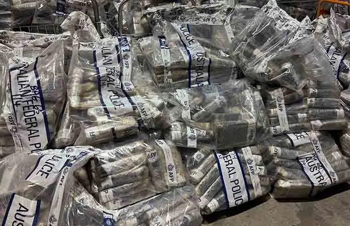 Hallan cocaína récord en Sídney