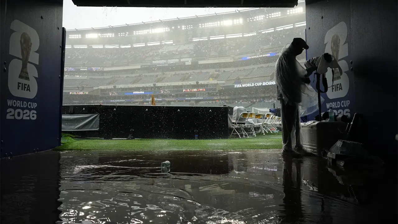 Lluvia intensa detiene partido Mundial Francia e Irak en Filadelfia