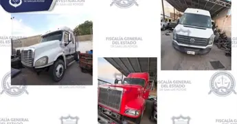 Tras cateo en Soledad, aseguran 13 veh&iacute;culos robados