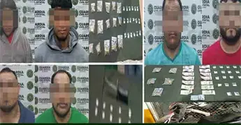 Capturan a seis vendedores de droga