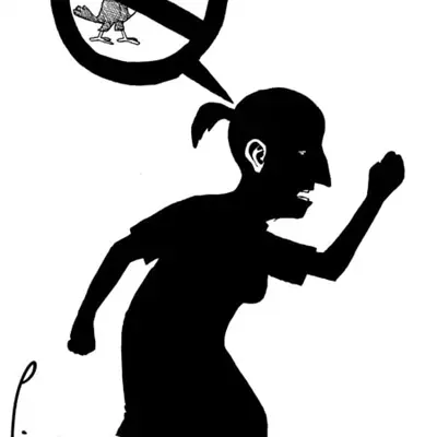 la protesta...
