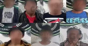 Sorprenden a siete individuos consumiendo drogas en la calle