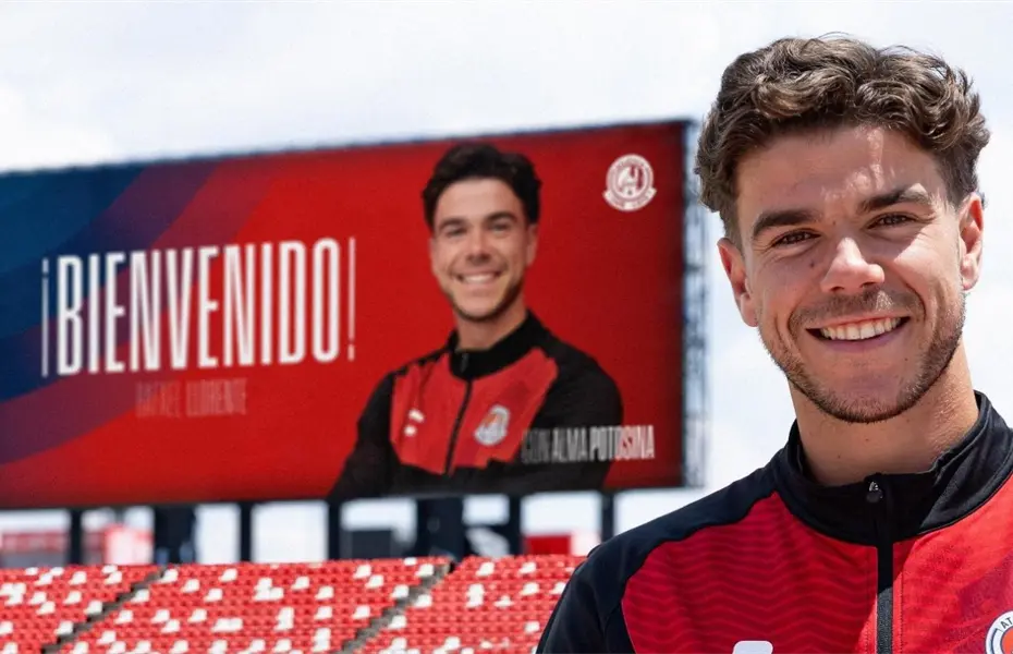 Atleti de San Luis da la bienvenida a Rafael Llorente
