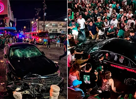 Video | Atropellan a 17 personas en BCS durante festejos por el Tri