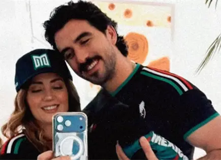 Legarreta y Rub&iacute;n celebran con sus parejas victoria de M&eacute;xico