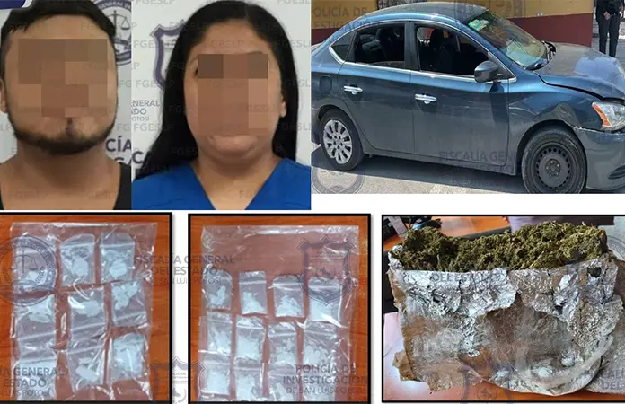 Capturan en flagrancia a supuesta pareja de "narcos"