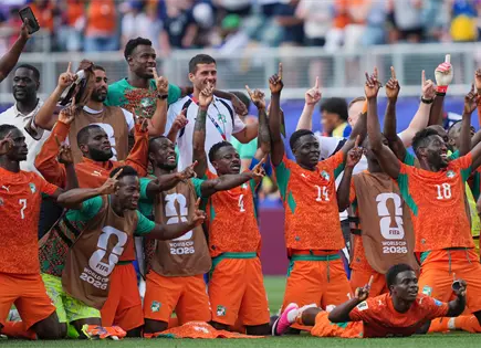 Costa de Marfil celebra su hist&oacute;rica clasificaci&oacute;n en Filadelfia