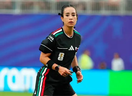 Katia Itzel Garc&iacute;a debuta como &aacute;rbitra central en Mundial 2026