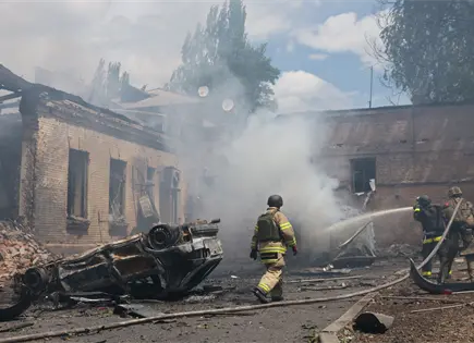 Ucrania lanza bombardeo masivo con drones contra Rusia