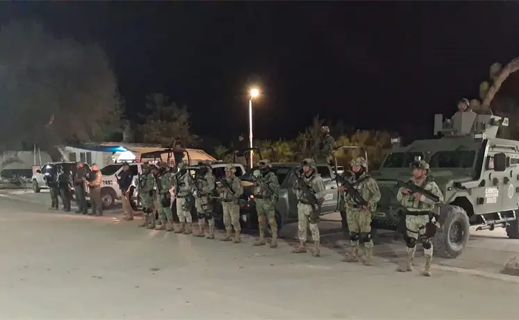 Refuerzan presencia de fuerzas estatales y federales en SLP