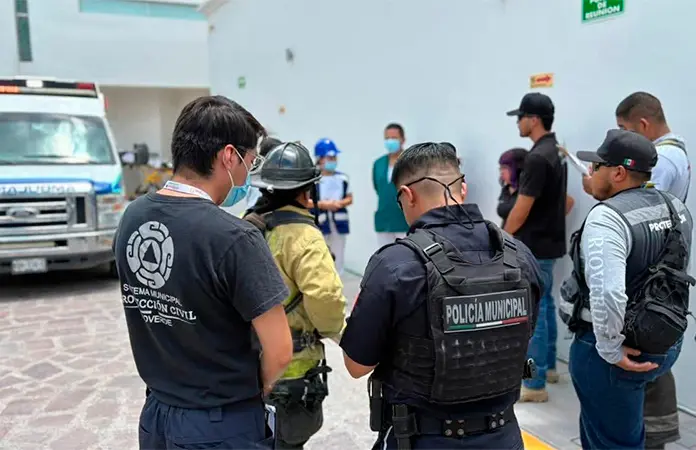Simulacro de incendio en Unidad de Hemodiálisis
