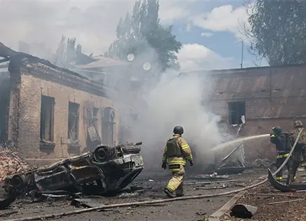 Ucrania lanza intenso bombardeo nocturno