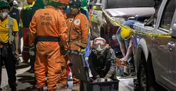 Topos mexicanos trabajan en rescate tras sismo en Venezuela