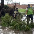 Cae rayo en transformador y lo quema
