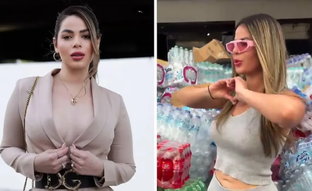 ¿Quién es Paola Faria?; influencer posa con víveres para Venezuela