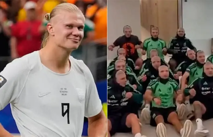 Erling Haaland responde a celebración mexicana en Mundial