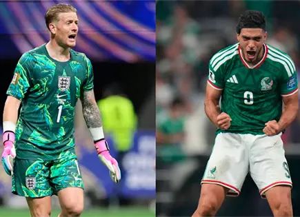 Portero de Inglaterra, víctima preferida de Raúl Jiménez Portero de Inglaterra, víctima preferida de Raúl Jiménez