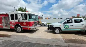 Se incendia vivienda en privada de Pozos
