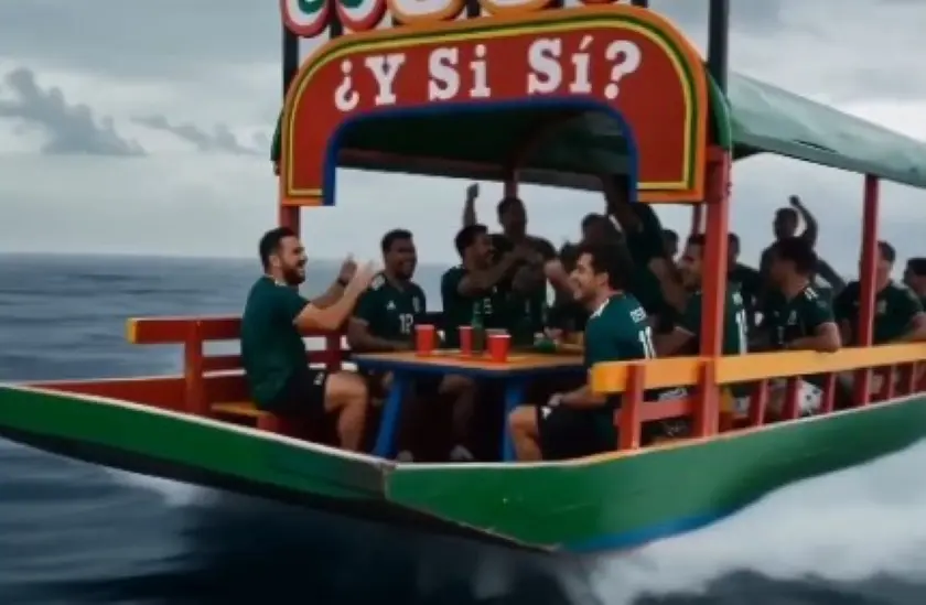 Viral | México avanza en trajinera a los octavos de final
