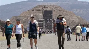 Visitas a Teotihuacán caen 21%