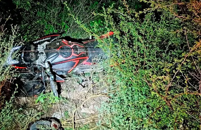 Motociclista se accidenta en carretera a San Rafael